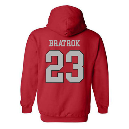 St. Joe's - NCAA Men's Soccer : Vegard Bratrok - Classic Shersey Hooded Sweatshirt-1