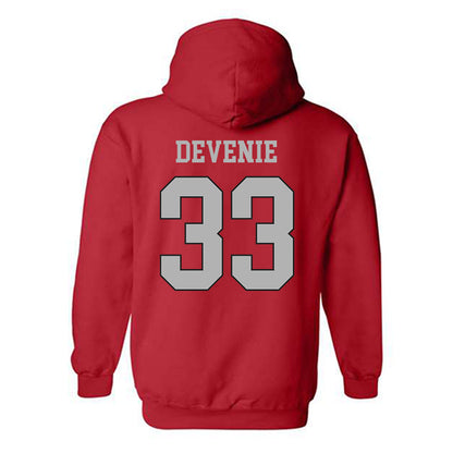 St. Joe's - NCAA Women's Basketball : Emi Devenie - Hooded Sweatshirt Classic Shersey