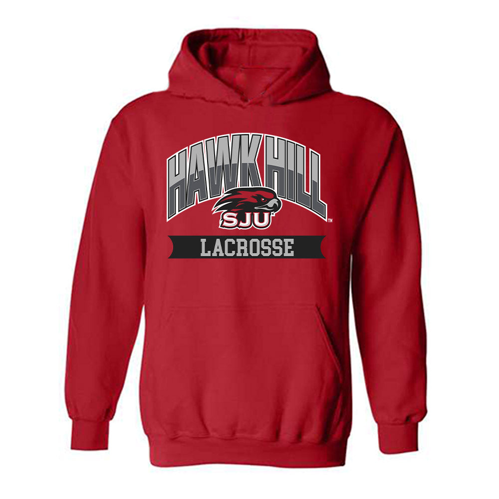St. Joe's - NCAA Men's Lacrosse : Charlie Giachetti - Classic Shersey Hooded Sweatshirt-0