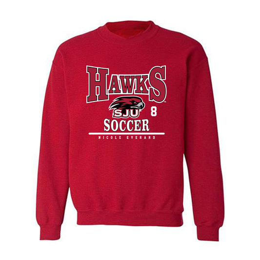 St. Joe's - NCAA Women's Soccer : Nicole Everard - Classic Fashion Shersey Crewneck Sweatshirt