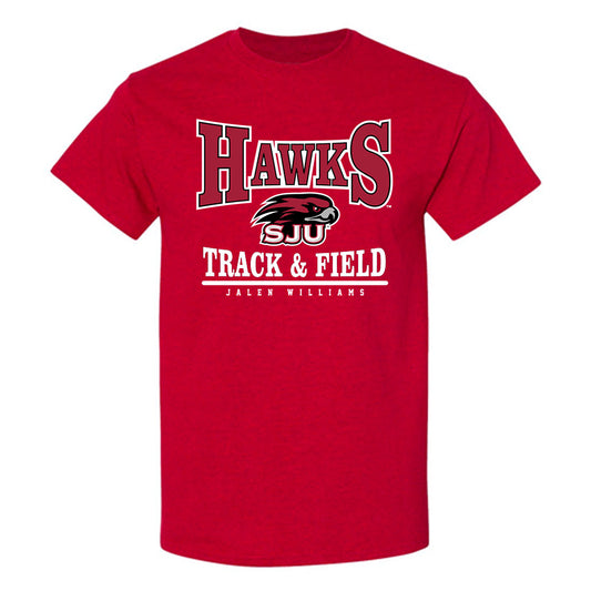 St. Joe's - NCAA Men's Track & Field : Jalen Williams - Classic Fashion Shersey T-Shirt-0