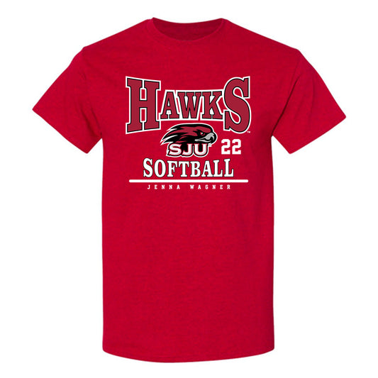 St. Joe's - NCAA Softball : Jenna Wagner - Classic Fashion Shersey T-Shirt-0