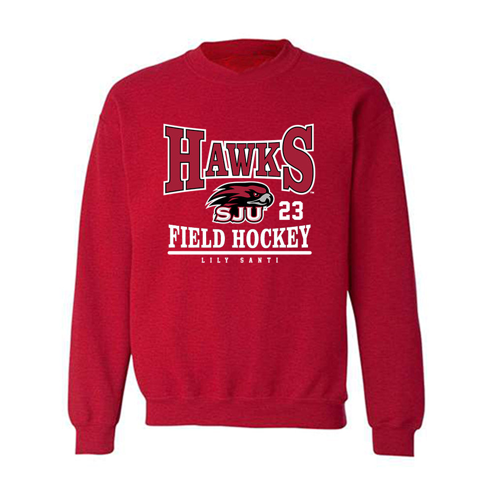 St. Joe's - NCAA Women's Field Hockey : Lily Santi - Classic Fashion Shersey Crewneck Sweatshirt