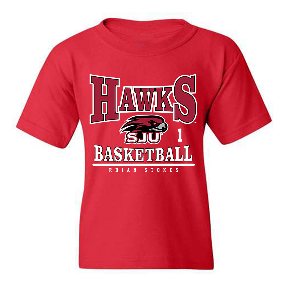 St. Joe's - NCAA Women's Basketball : Rhian Stokes - Classic Fashion Shersey Youth T-Shirt