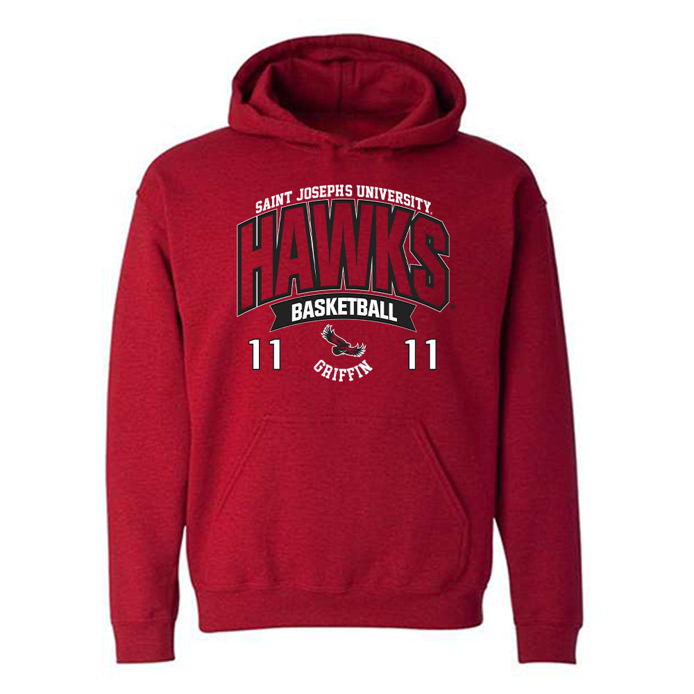 St. Joe's - NCAA Women's Basketball : Kaylie Griffin - Hooded Sweatshirt Sports Shersey