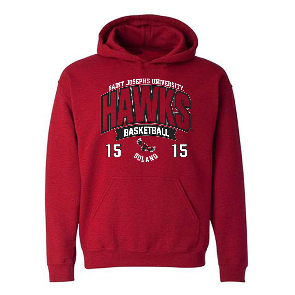 St. Joe's - NCAA Men's Basketball : Steven Solano - Hooded Sweatshirt