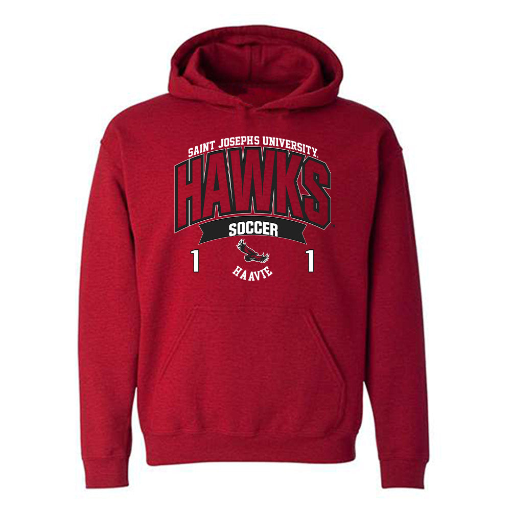 St. Joe's - NCAA Men's Soccer : Lars Henrik Sti Haavie - Sport Shersey Hooded Sweatshirt