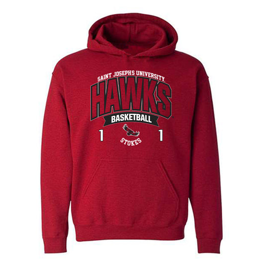 St. Joe's - NCAA Women's Basketball : Rhian Stokes - Sport Shersey Hooded Sweatshirt