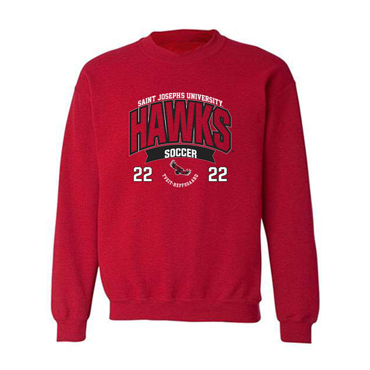 St. Joe's - NCAA Men's Soccer : Herman Tveit-Reffsgaard - Sport Shersey Crewneck Sweatshirt