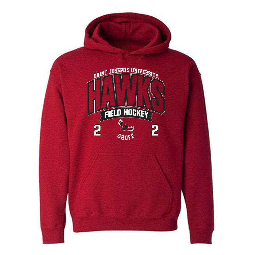 St. Joe's - NCAA Women's Field Hockey : Tristan Groff - Sport Shersey Hooded Sweatshirt-0