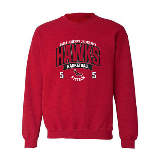 St. Joe's - NCAA Women's Basketball : Julia Nystrom - Crewneck Sweatshirt Sports Shersey