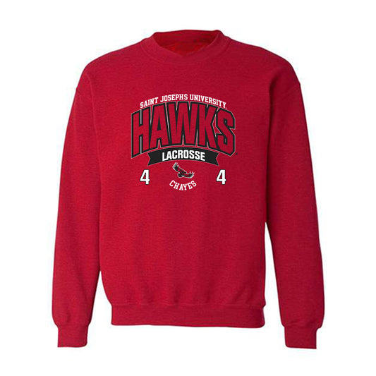 St. Joe's - NCAA Men's Lacrosse : Braedon Chayes - Sport Shersey Crewneck Sweatshirt-0