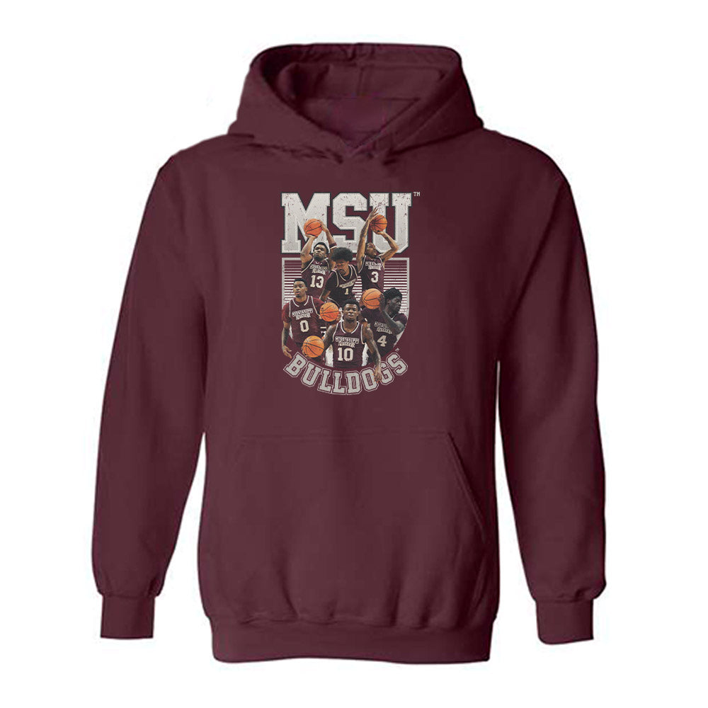 Mississippi State - NCAA Men's Basketball : - Team Hooded Sweatshirt-0