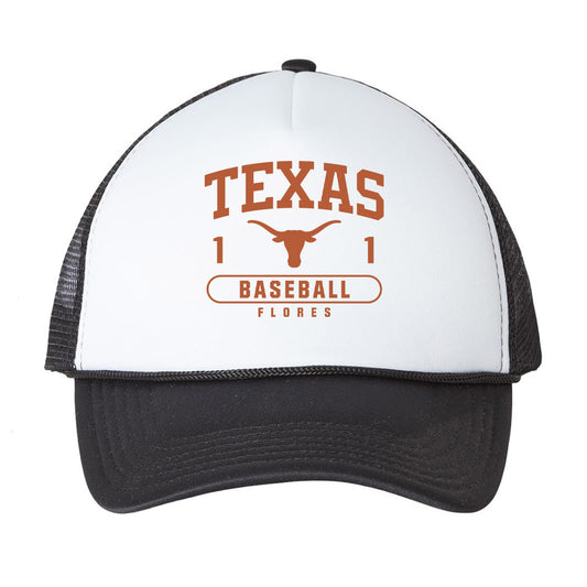 Texas - NCAA Baseball : Jalin Flores - Trucker Hat