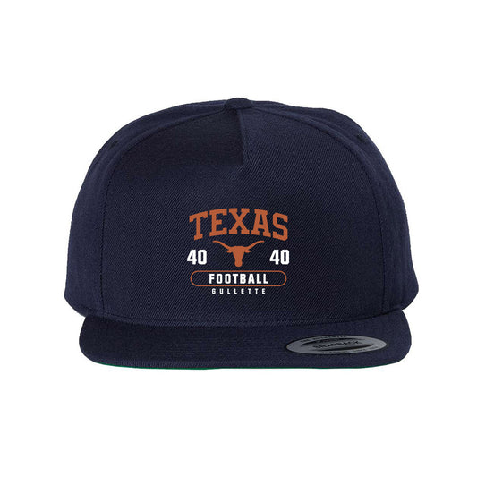 Texas - NCAA Football : Derion Gullette - Snapback Hat