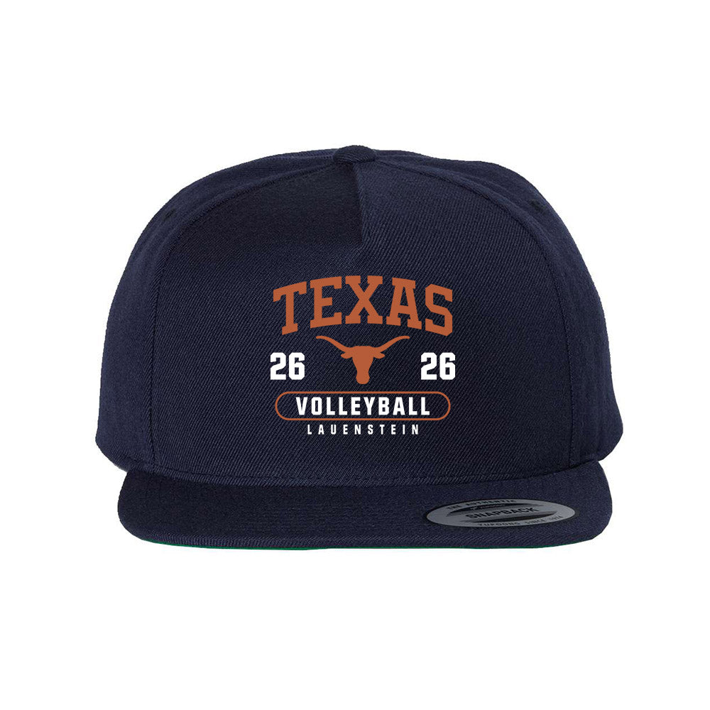 Texas - NCAA Women's Volleyball : Whitney Lauenstein - Snapback Hat-0