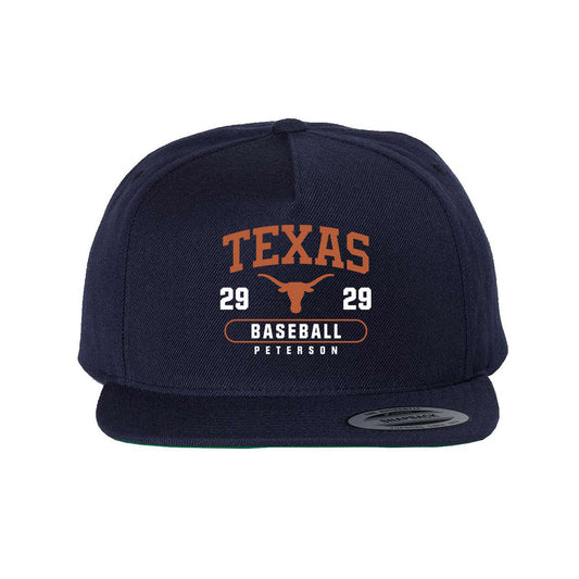 Texas - NCAA Baseball : Blake Peterson - Snapback Hat-0
