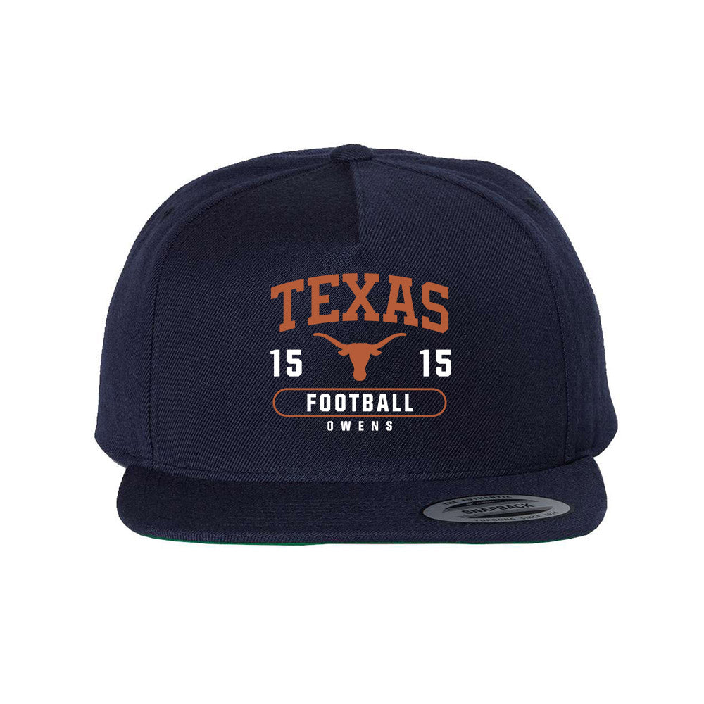 Texas - NCAA Football : Trey Owens - Snapback Hat-0