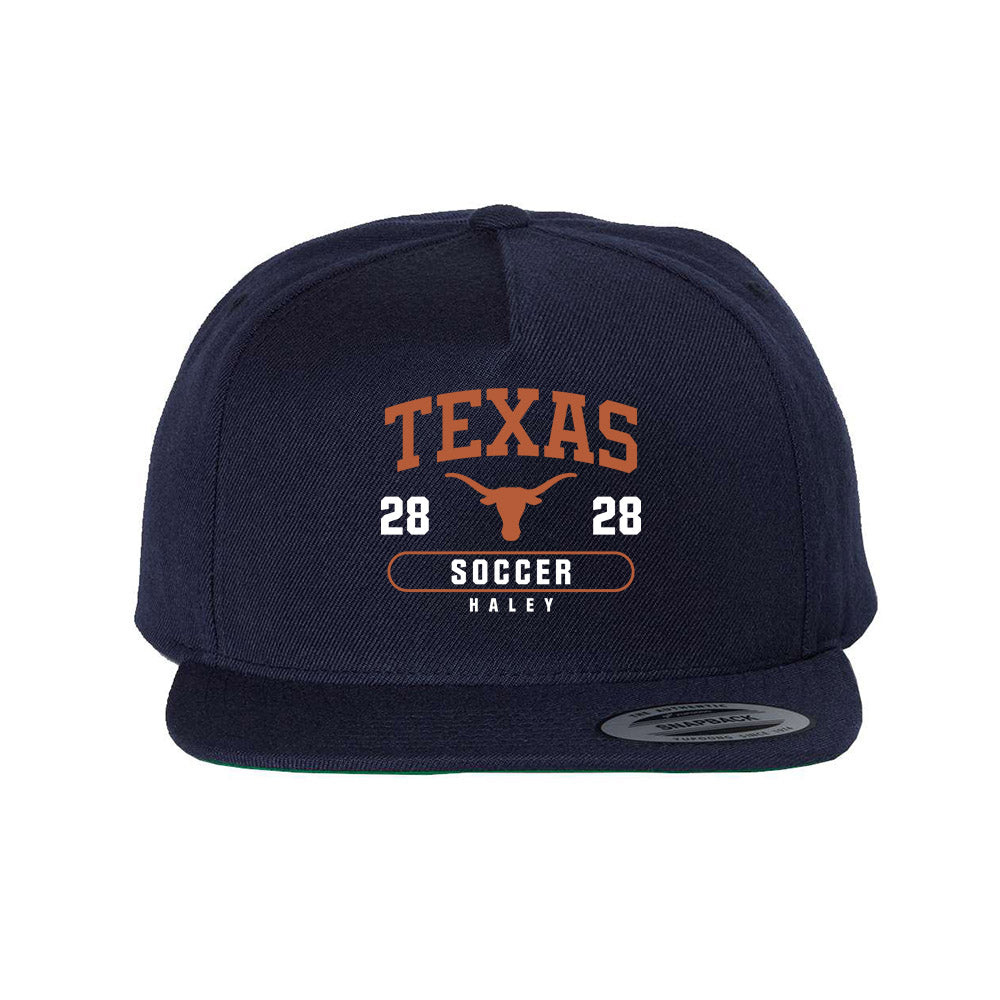 Texas - NCAA Women's Soccer : Amaya Haley - Snapback Hat-0