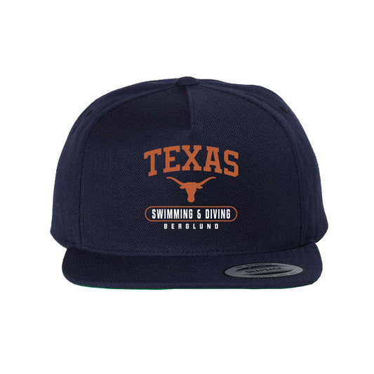 Texas - NCAA Women's Swimming & Diving : Berit Berglund - Snapback Hat-0