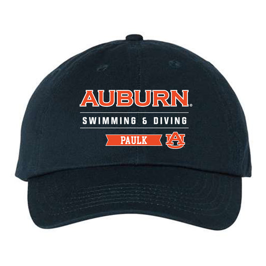 Auburn - NCAA Men's Swimming & Diving : River Paulk - Dad Hat-0