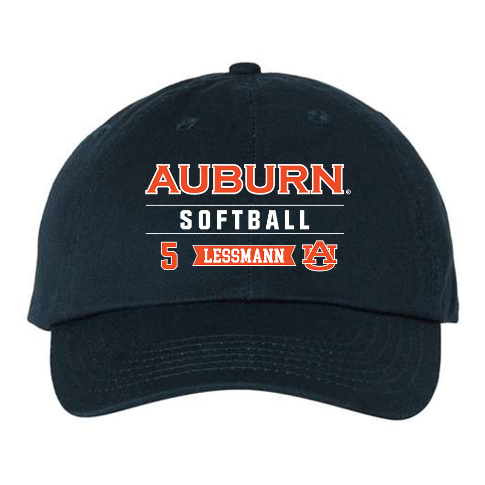 Auburn - NCAA Softball : georgia lessmann - Dad Hat-0