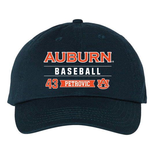 Auburn - NCAA Baseball : Alex Petrovic - Classic Dad Hat  Classic Dad Hat