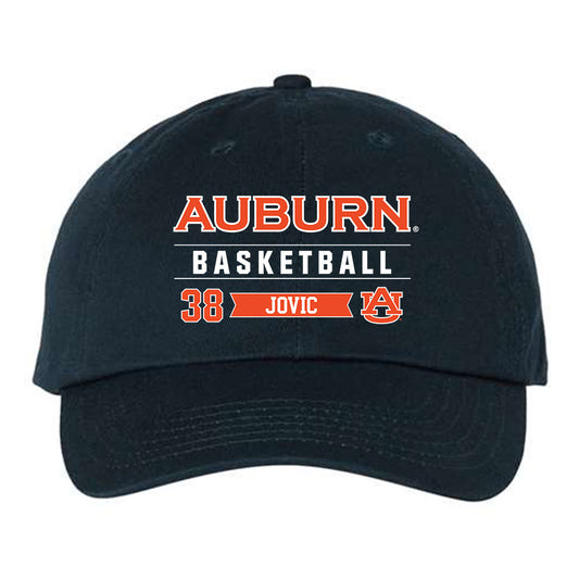 Auburn - NCAA Men's Basketball : Filip Jovic - Dad Hat-0