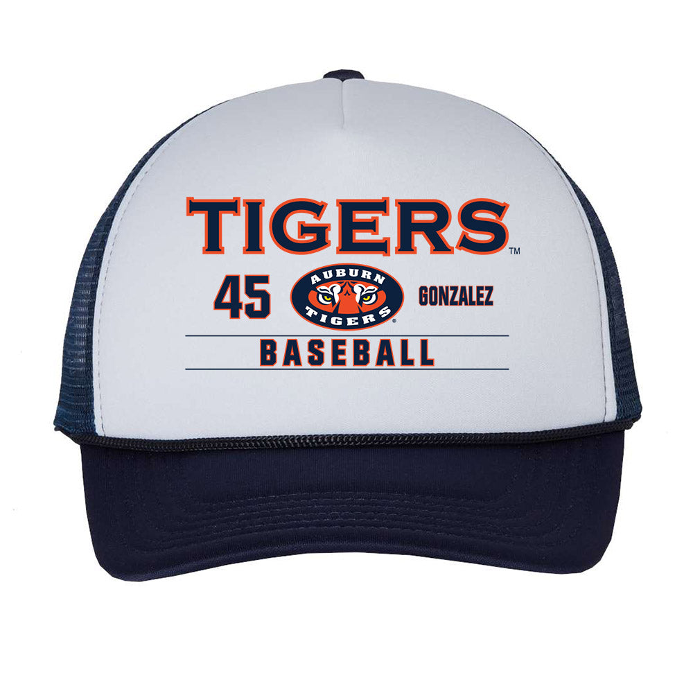 Auburn - NCAA Baseball : Joseph Gonzalez - Trucker Hat