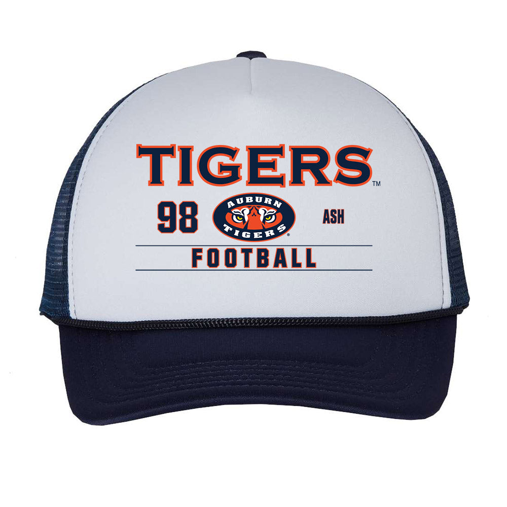 Auburn - NCAA Football : James Ash - Trucker Hat-0