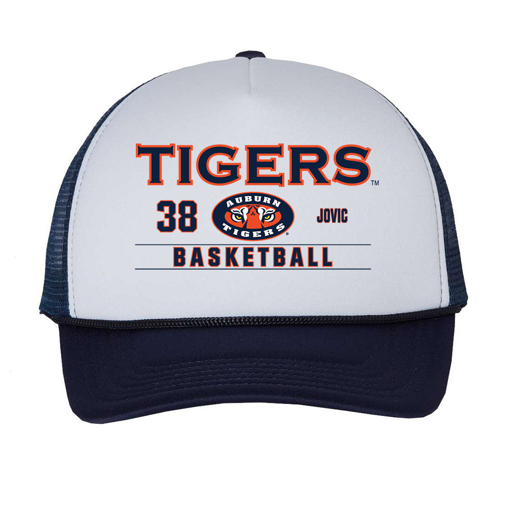 Auburn - NCAA Men's Basketball : Filip Jovic - Trucker Hat-0