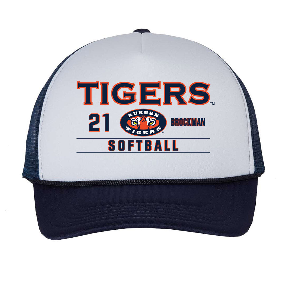 Auburn - NCAA Softball : Kylie Brockman - Trucker Hat-0