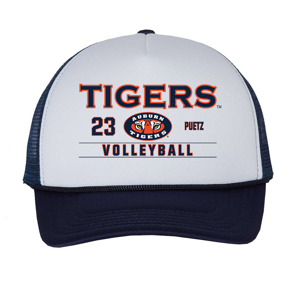 Auburn - NCAA Women's Volleyball : Shanelle Puetz - Trucker Hat-0