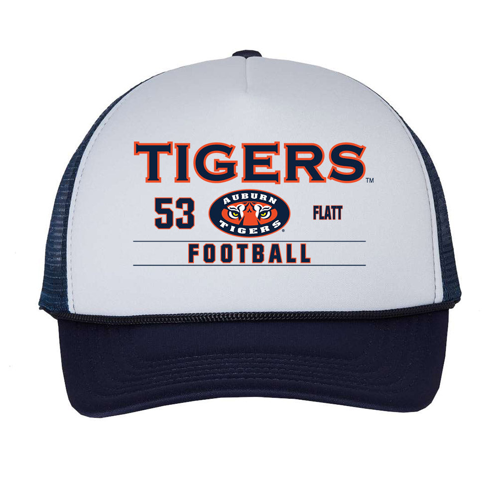 Auburn - NCAA Football : John Henry Flatt - Trucker Hat-0