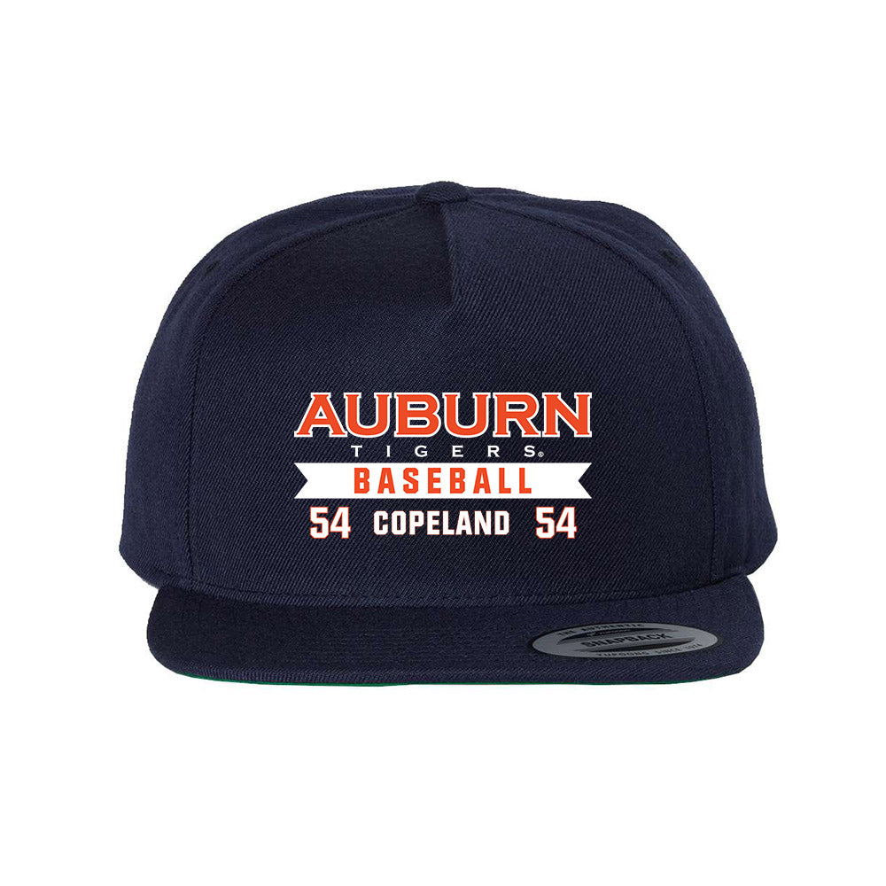 Auburn - NCAA Baseball : Konner Copeland - Snapback Cap