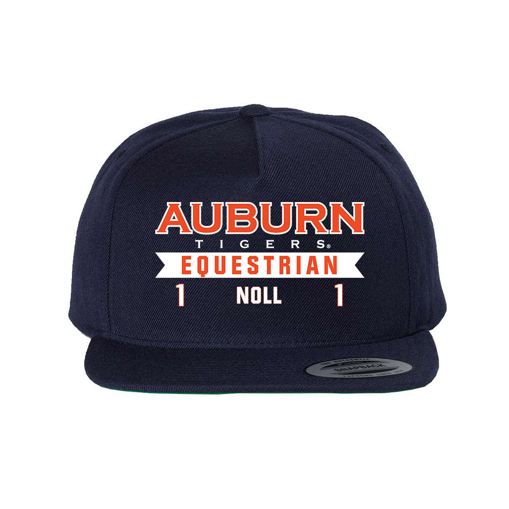 Auburn - NCAA Equestrian : Elizabeth Noll - Snapback Hat-0
