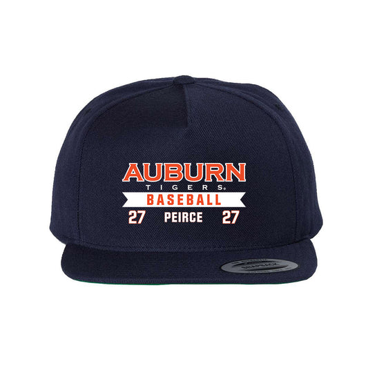Auburn - NCAA Baseball : Bobby Peirce - Snapback Cap