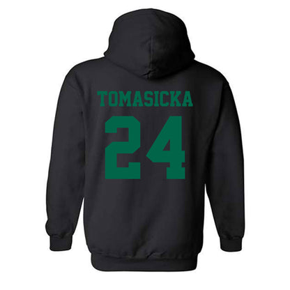 USF - NCAA Women's Basketball : Raina Tomasicka - Classic Shersey Hooded Sweatshirt-1
