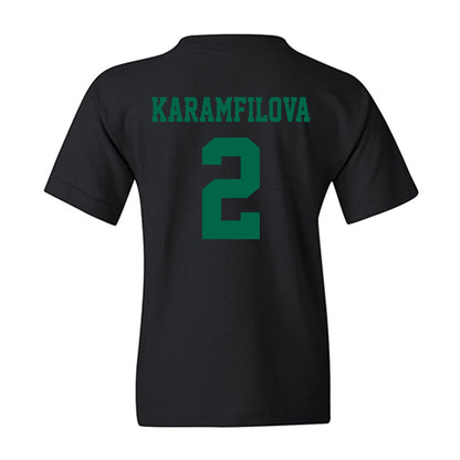 USF - NCAA Women's Basketball : Yana Karamfilova - Classic Shersey Youth T-Shirt-1