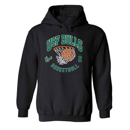 USF - NCAA Men's Basketball : Wes Enis - Classic Shersey Hooded Sweatshirt-0