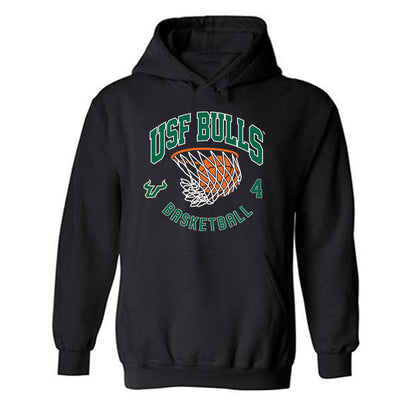 USF - NCAA Men's Basketball : Kobe Knox - Hooded Sweatshirt Classic Shersey