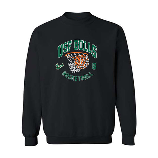 USF - NCAA Men's Basketball : Josh Omojafo - Classic Shersey Crewneck Sweatshirt-0