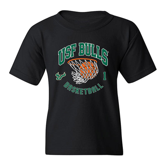 USF - NCAA Men's Basketball : DeAnte Green - Classic Shersey Youth T-Shirt-0
