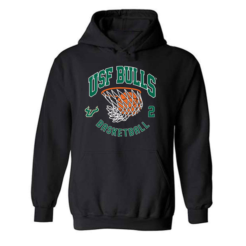 USF - NCAA Women's Basketball : Yana Karamfilova - Classic Shersey Hooded Sweatshirt-0
