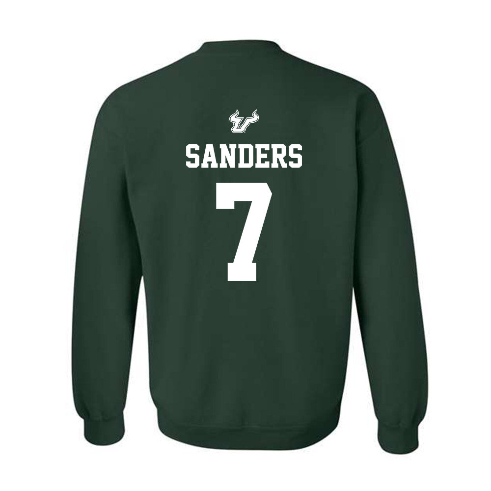 USF - NCAA Men's Basketball : Caleb Sanders - Classic Shersey Crewneck Sweatshirt-1