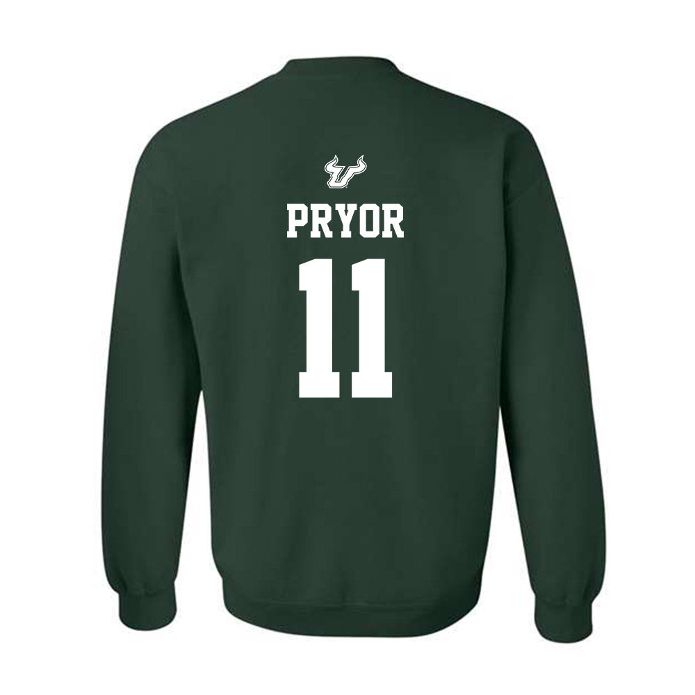 USF - NCAA Men's Basketball : Kasean Pryor - Crewneck Sweatshirt