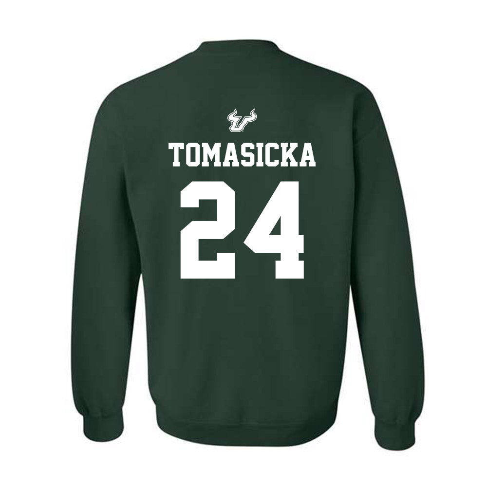 USF - NCAA Women's Basketball : Raina Tomasicka - Classic Shersey Crewneck Sweatshirt-1