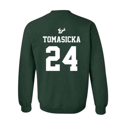 USF - NCAA Women's Basketball : Raina Tomasicka - Classic Shersey Crewneck Sweatshirt-1