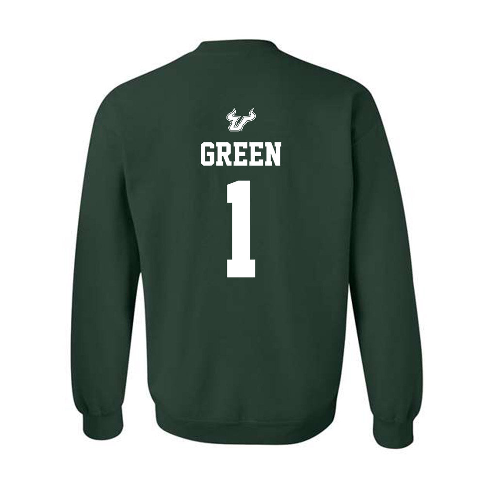 USF - NCAA Men's Basketball : De'Ante Green - Classic Shersey Crewneck Sweatshirt