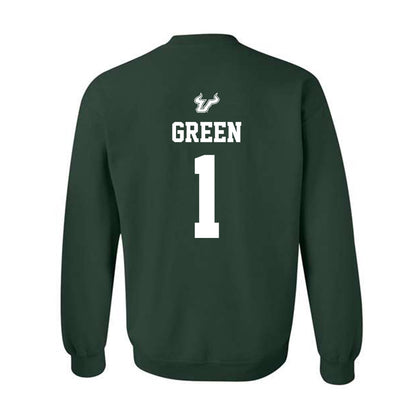 USF - NCAA Men's Basketball : De'Ante Green - Classic Shersey Crewneck Sweatshirt